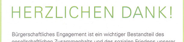 Augsburg bedankt sich
